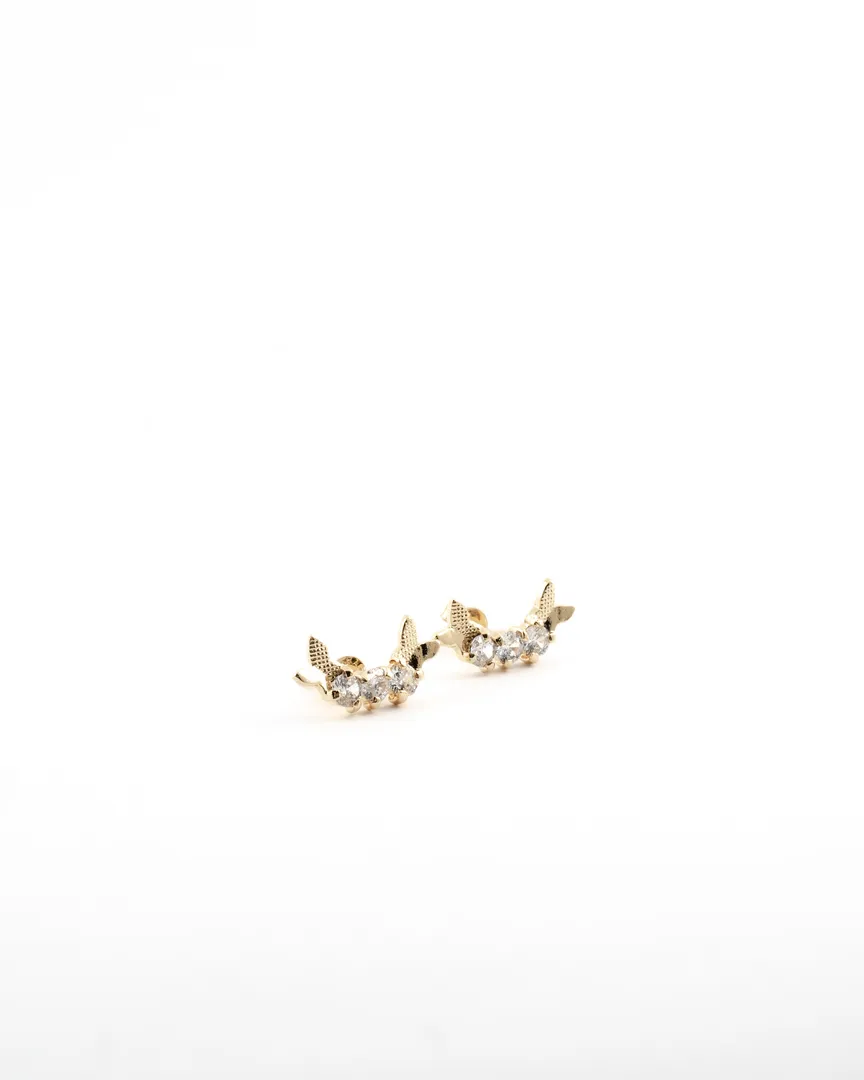 BRINCO EAR CUFF 3 PEDRAS
