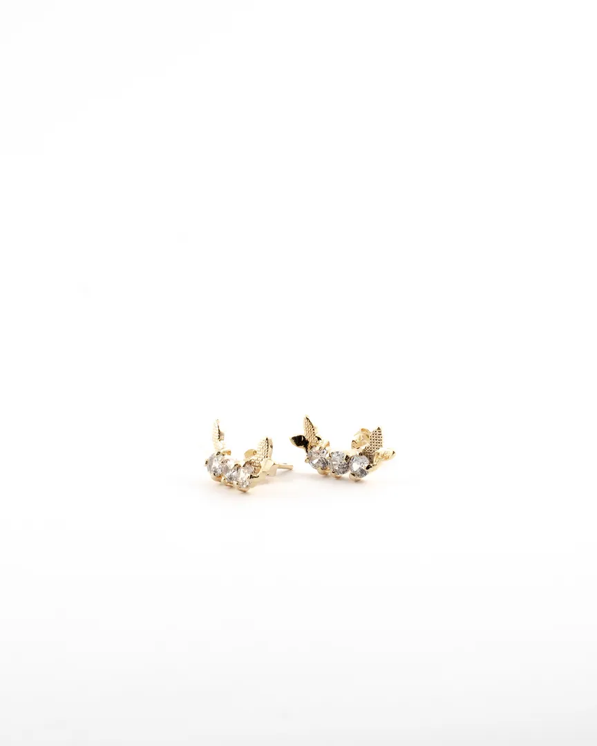 BRINCO EAR CUFF 3 PEDRAS
