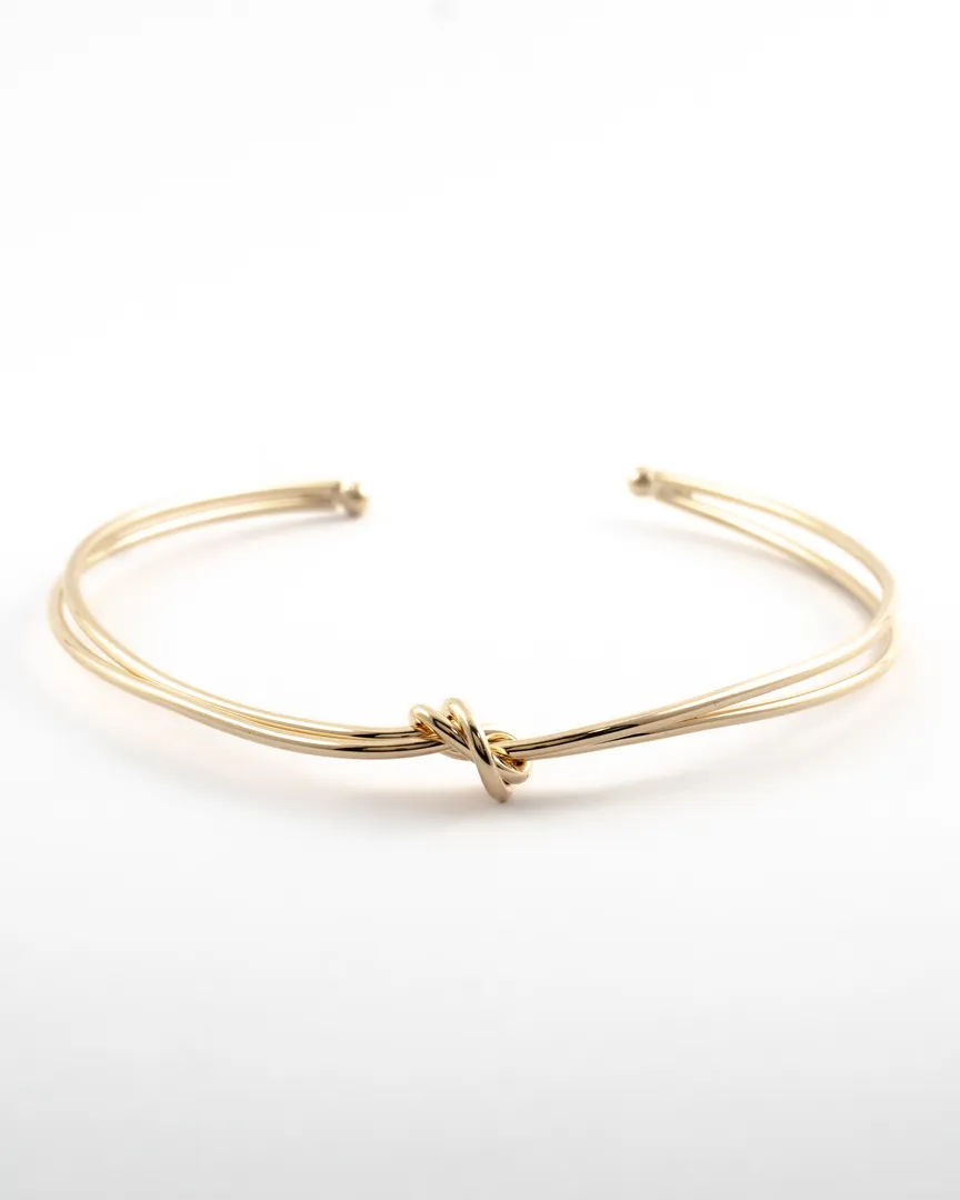 BRACELETE NÓ 2 FIOS REGULÁVEL