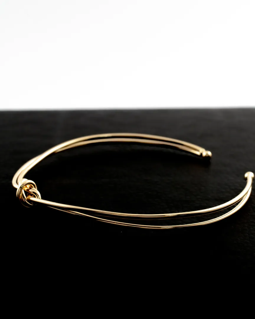 BRACELETE NÓ 2 FIOS REGULÁVEL