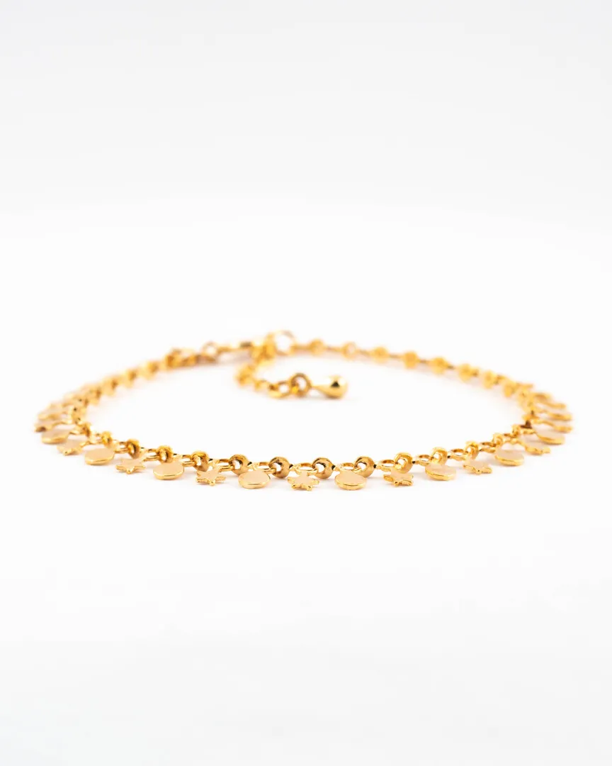 PULSEIRA BOLINHA E ESTRELA PENDURADO
