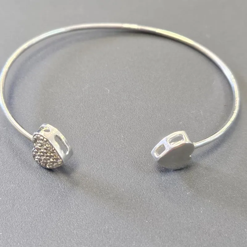 BRACELETE CORAÇÃO DUPLO