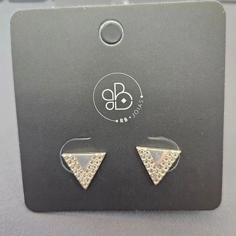 BRINCO GEOMETRICO TRIANGULO CRAVEJADO