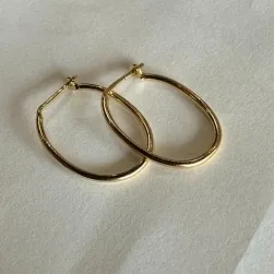 ARGOLA 2CM OVAL FINA