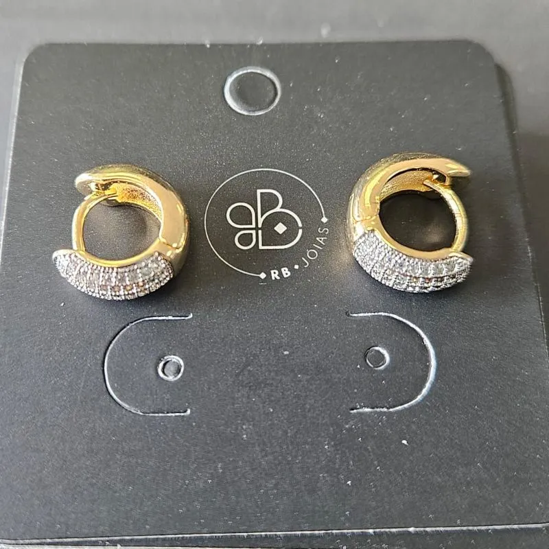 ARGOLA CLICK CRAVEJADO1,2 CM 5MM