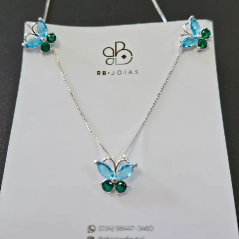 CONJUNTO 3 PEÇAS BORBOLETA