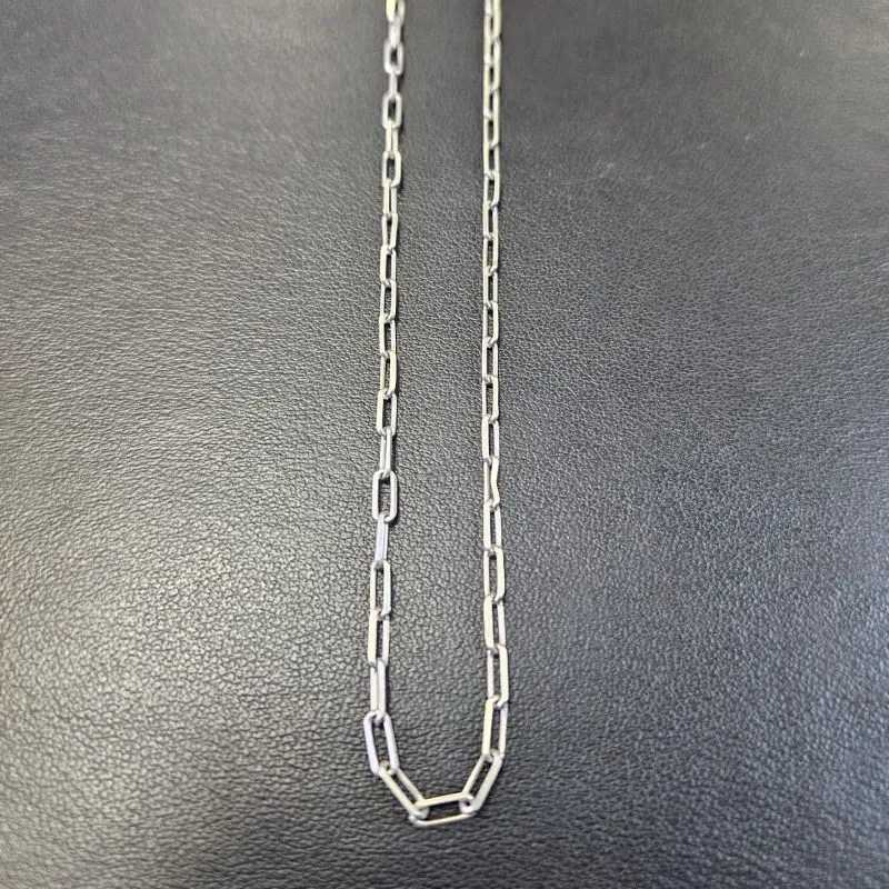 CORRENTE ELO CARTIER 60CM FINO ALONGADO