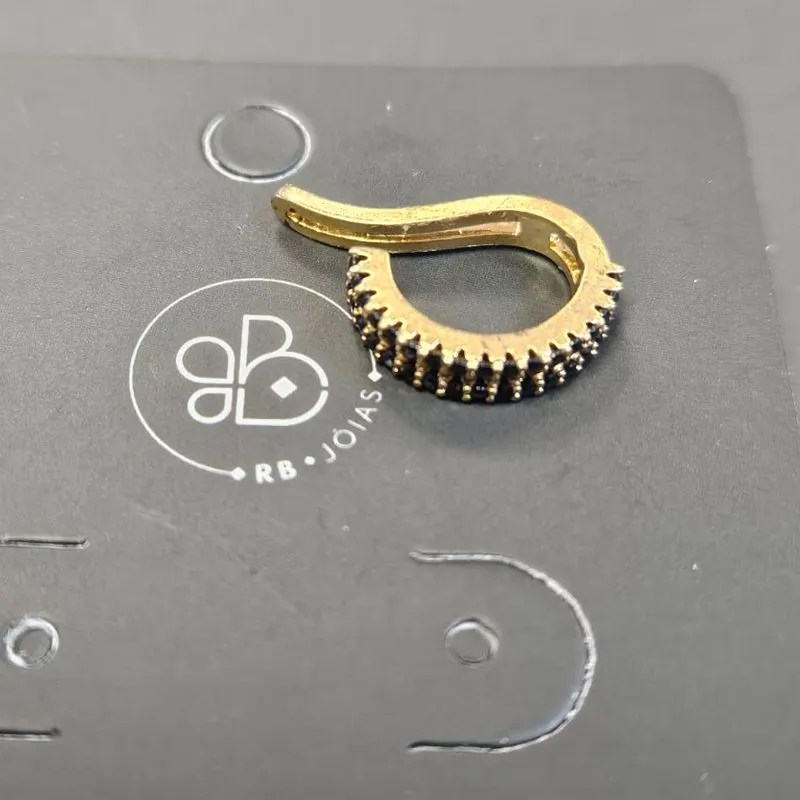 PIERCING FAKE ANATOMICO CRAVEJADO