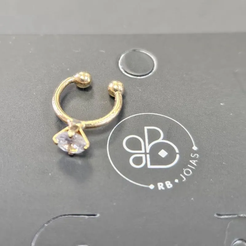 PIERCING FAKE  PONTO DE LUZ 4 GARRAS