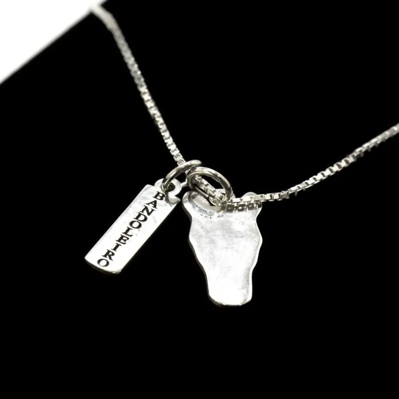 PINGENTE PERSONALIZADO CAVALO + PLACA