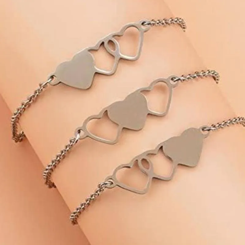 PULSEIRA 3 CORAÇÕES PERSONALIZADA