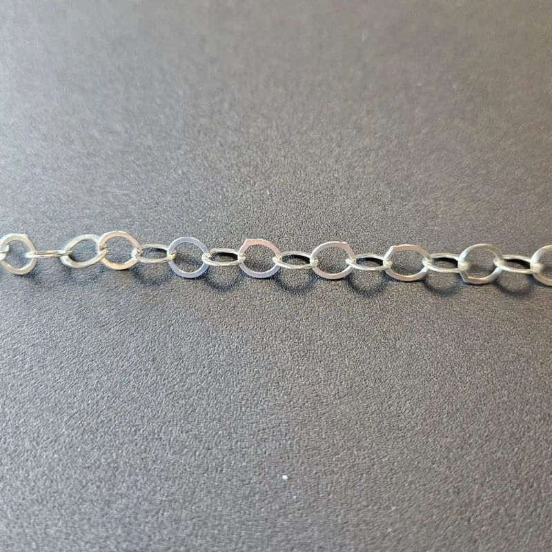 PULSEIRA FIO ACHATADO ELO PORTUGUES