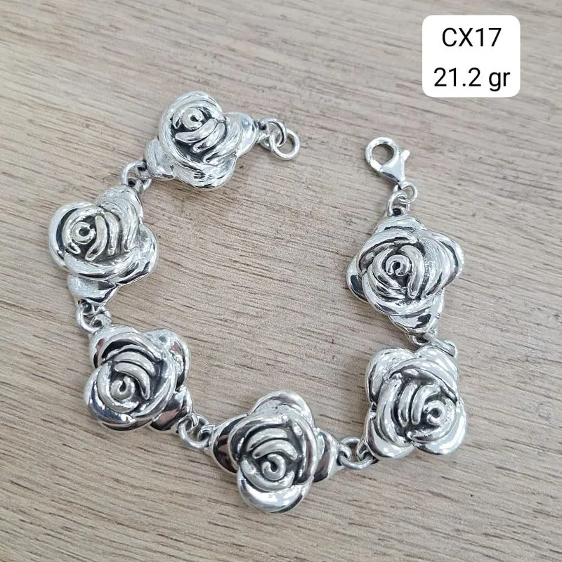 PULSEIRA FLOR ROSA DE BALI 21,2GR