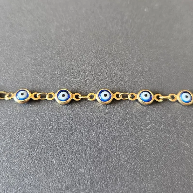 PULSEIRA OLHO GREGO LIGADO AO ELO