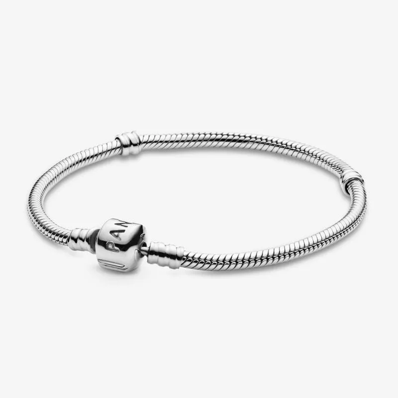 PULSEIRA PANDORA FECHO CILINDRICO LISO MANUSCRITO 20CM
