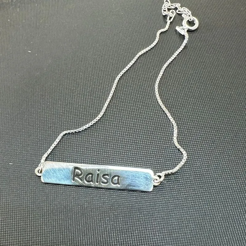 PULSEIRA PERSONALIZADO PLACA CORRENTE VENEZIANA