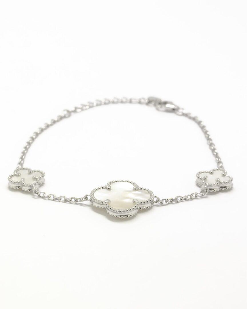 PULSEIRA  TRÊS TREVO BRANCO