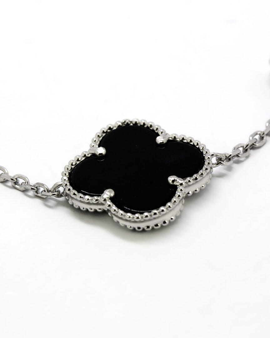 PULSEIRA  TRÊS TREVO PRETO