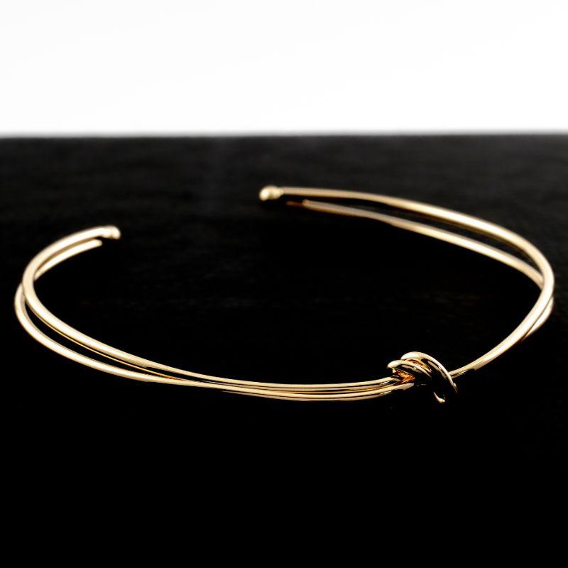 BRACELETE NÓ 2 FIOS REGULÁVEL