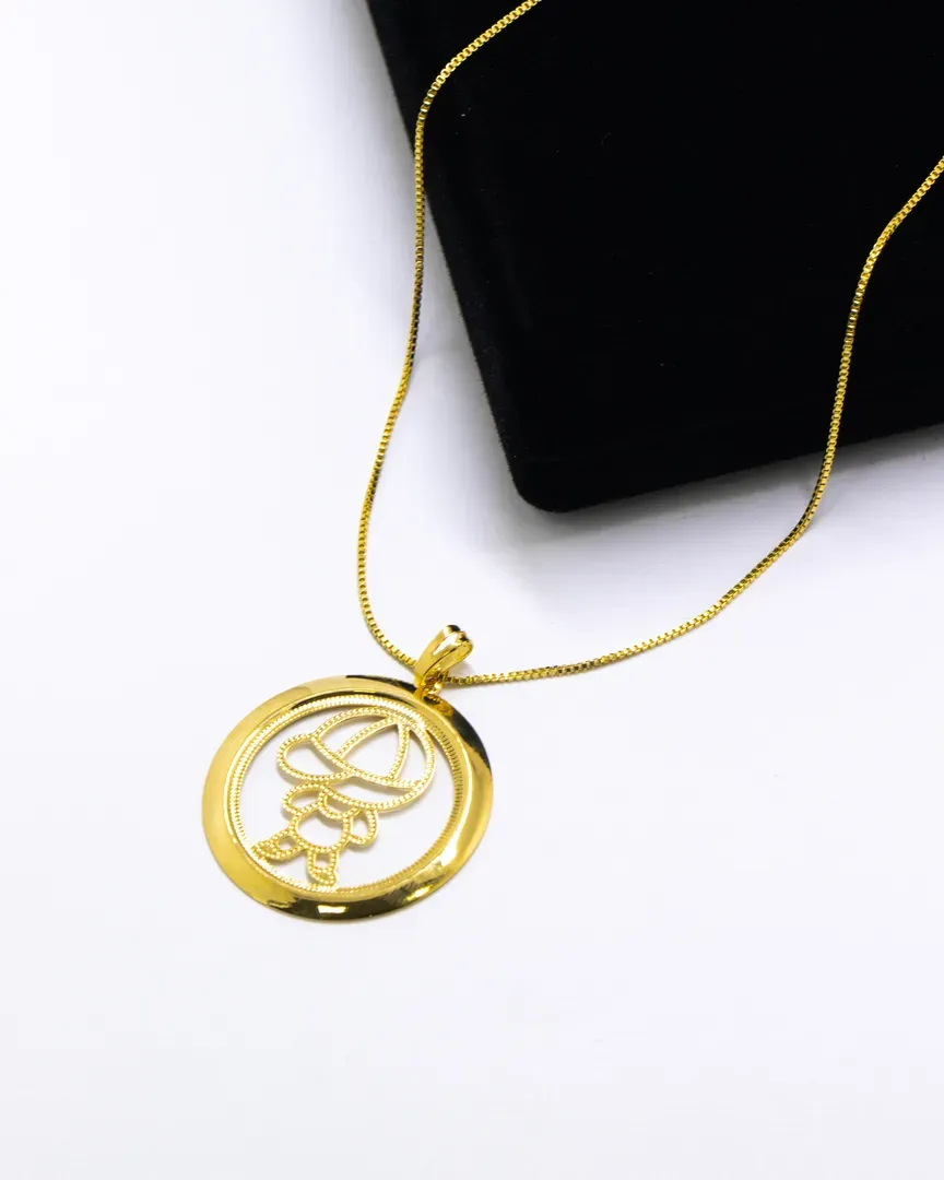 GARGANTILHA FILHOS MEDALHA GRANDE MENINO
