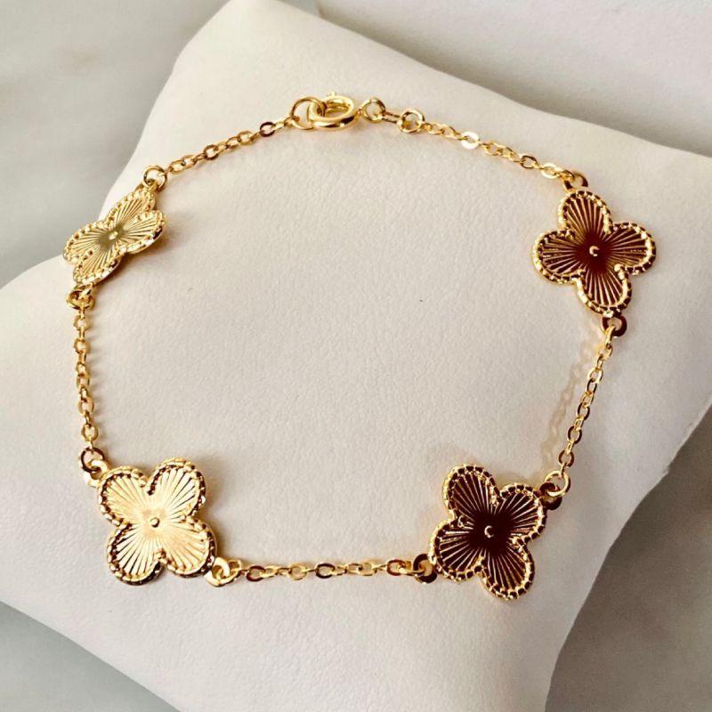 PULSEIRA TREVO DOURADO