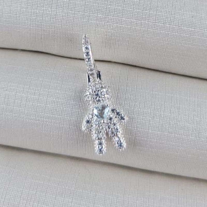 PINGENTE CRAVEJADO FILHOS MENINO PARA RIVIERA GRANDE 2,7CM